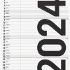 Burde Seinakalenteri 2024 Black And White 2 Saraketta