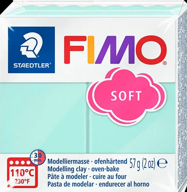 Fimo Muovailumassa Perusvari Mint 505 57G