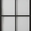 Habo Ovi Cube 900X2133X28 Musta/Lasi