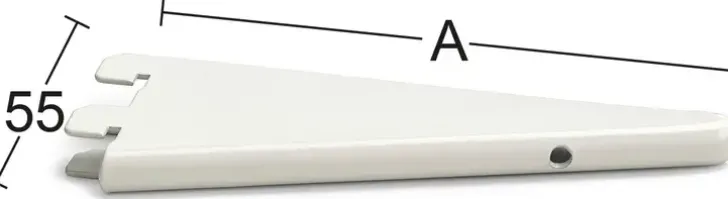 Habo U-Kannatin 611 20Cm Valkoinen