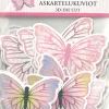J.K. Primeco 3D Askartelukuviot Perhonen 24Kpl/Pkt