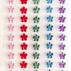 J.K. Primeco Glitterkukkanauha Tarralla Pastelli