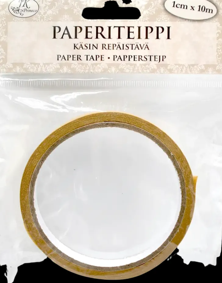 J.K. Primeco Paperiteippi 1Cm X 10M Ruskea
