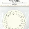 J.K. Primeco Pitsipaperi Ympyra Valkoinen 30Kpl/Pkt