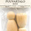 J.K. Primeco Puuvartalo 7 Cm Natur 2 Kpl