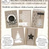 Korttiaskartelusetti Joulu Natur 5+5