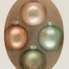 Lasipallo Pastel 6,5 Cm 4 Kpl