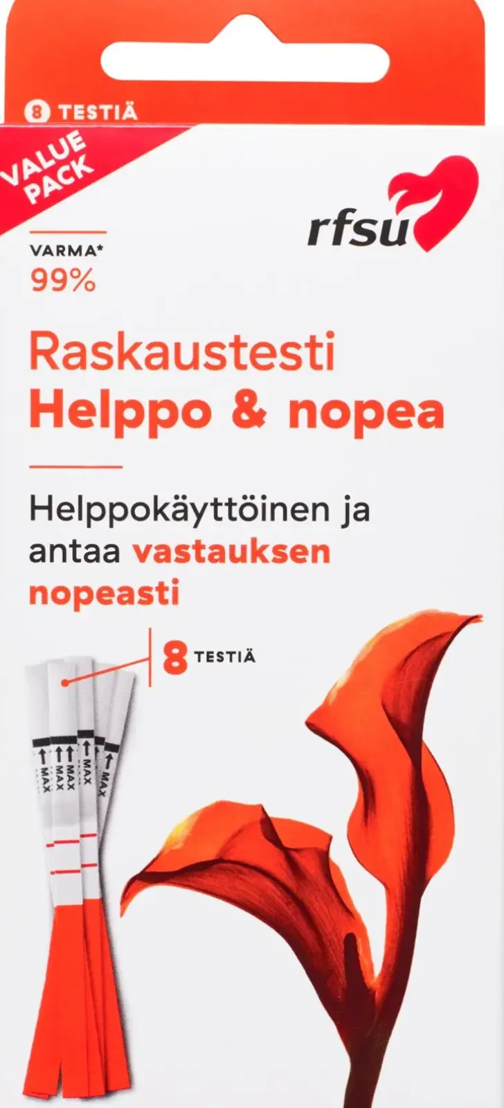 Rfsu Raskaustesti 8Kpl