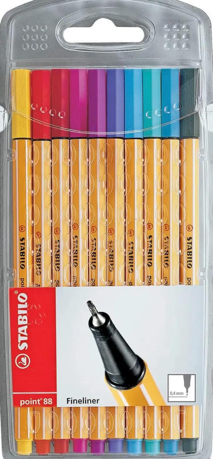 Stabilo Tussikyna Point 88 Fineliner 10 Varia