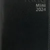 Taskukalenteri Futura Mini, Musta